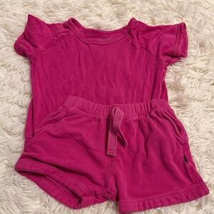 Raspberry Short Sleeve Jogger Set